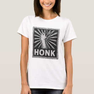 Camiseta Meme Galinha do Pato Engraçado Honk Goose