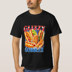 Camiseta Meme Glizzy Gobbler Engraçado Glizzy Cachorro Quen
