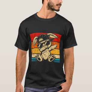 Camiseta Meme gráfico engraçado de coelho fazendo dab para 