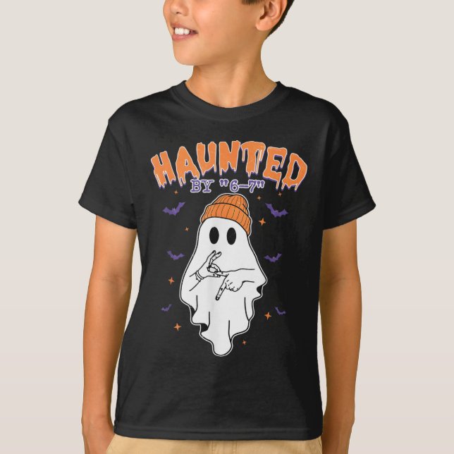 Camiseta Meme Halloween Assombrado  (Frente)