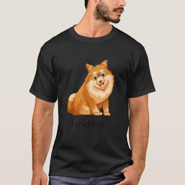 Camiseta Meme I Shidded Dog Dog Pet (Frente)