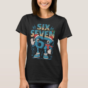 Camiseta Meme Infantil 67 Seis Sete 6 7 Brainrot Italiano C