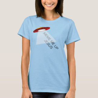 Camiseta Meme mim acima de Jesus