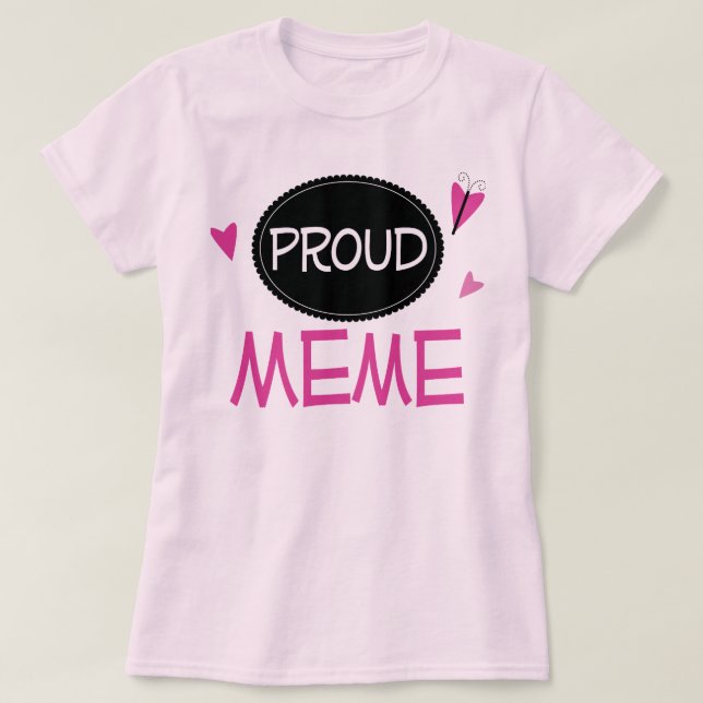 Camiseta Meme orgulhoso (Frente do Design)