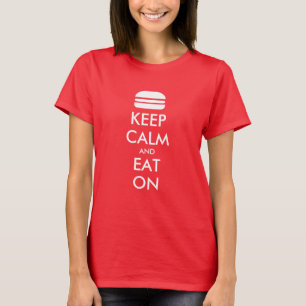 Camiseta Meme personalizável da Internet mantém o CALM e