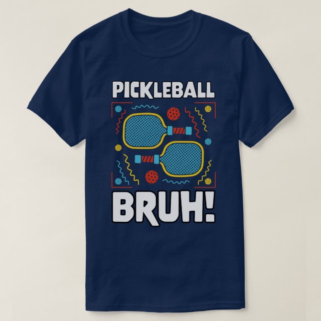 Camiseta Meme Pickleball Bruh 1 (Frente do Design)
