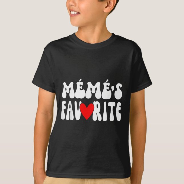 Camiseta MÉmÉ’s Favorite Funny Grandparent Granhild Humor  (Frente)