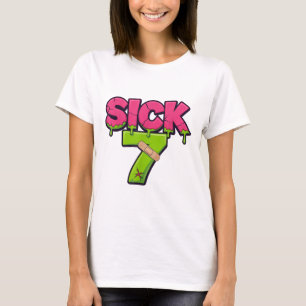 Camiseta Meme Seven Doente Seis Sete Drip Brincade