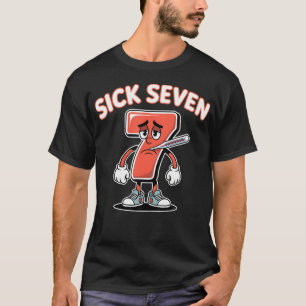 Camiseta Meme Sick Seven Seis Sete Brincadeira de