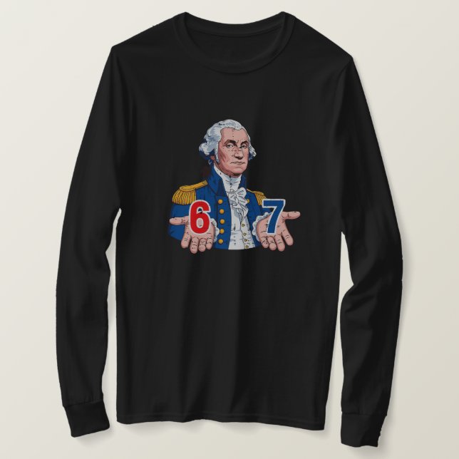 Camiseta Meme Six Seven Washington – Fantasia Dive (Frente do Design)