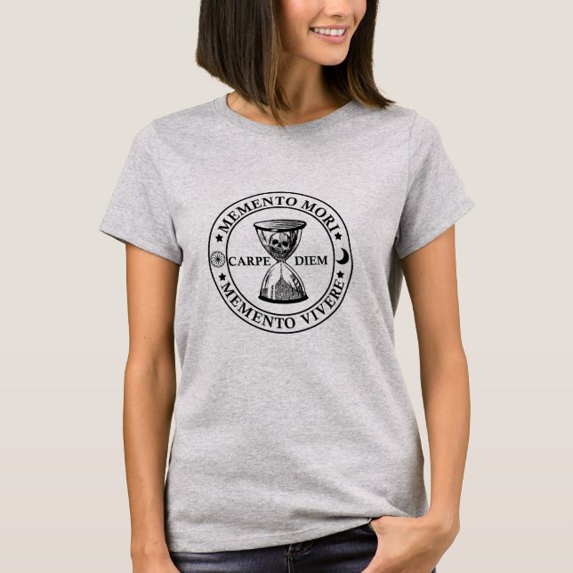 Camiseta Memento mori memento vivere (Frente)