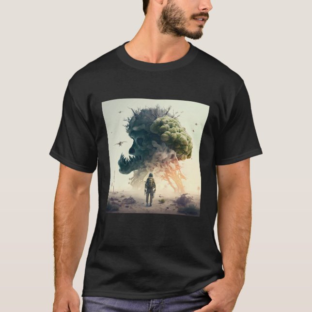 Camiseta Memento Mori Nature Warrior (Frente)
