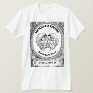 Camiseta Memento Vivere Arte de Anjo Vintage Bond