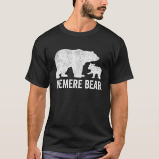 Camiseta Memere Bear Dia de as mães S, Engraçado Garoto Avó