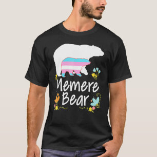Camiseta Memere Lgbt Bear Transgender Rainbow Lgbt Gay Lesb