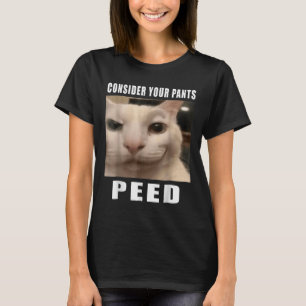 Camiseta Memes De Gato De Bobo Engraçados Por 919 Designs C