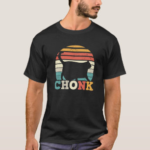 Camiseta Memes de Gato de Chonk Cute Overweight Chubby Chon