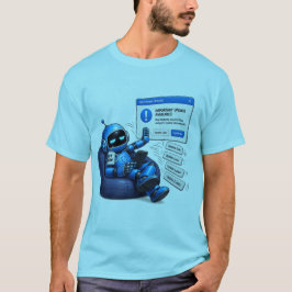 Camiseta Memes de Robô | Humor Engraçado de IA e Tecnologia