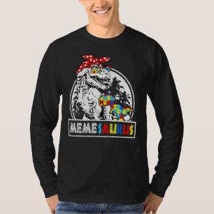Camiseta Memesaurus T Rex Dinosaur Meme Saurus Match
