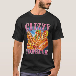 Camiseta Memeza Glizzy Gobbler Engraçado Hilário Cachorro-Q