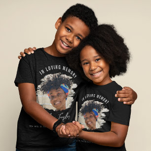 Camiseta Memória Amada pelas Crianças Memorial de Foto co