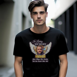 Camiseta Memória Anjo Ama Memorial Foto