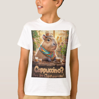Camiseta Memória Capybara Funny para Ventiladores Animais