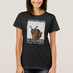 Camiseta Memória Caracal do Big Floppa Queria
