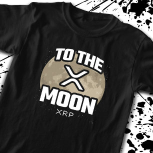 Camiseta Memória Criptográfica - XRP Para A Lua - Criptomoe
