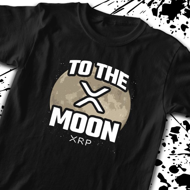 Camiseta Memória Criptográfica - XRP Para A Lua - Criptomoe (Criador carregado)