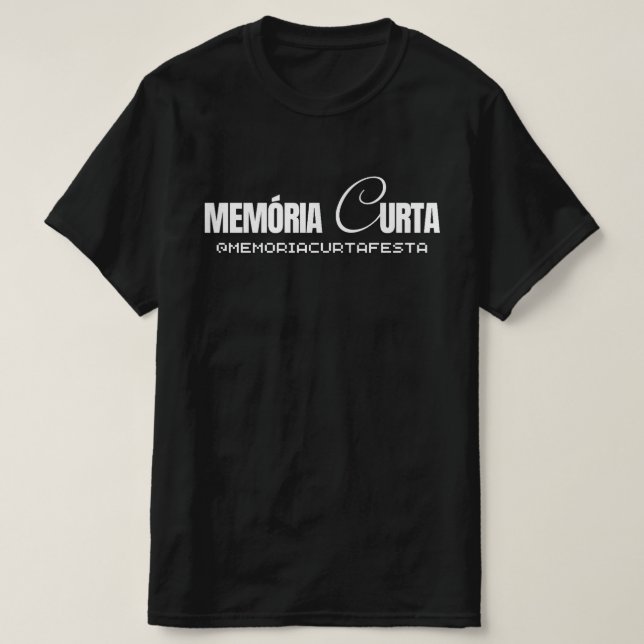 camiseta Memória Curta festa III (Frente do Design)