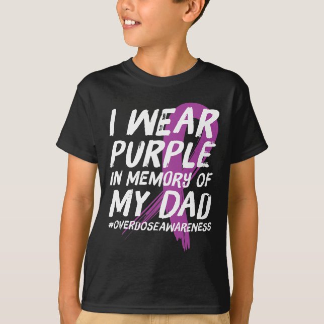 Camiseta Memória da Consciência da Sobredosagem Roxa do Vis (Frente)