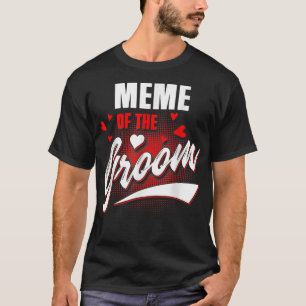 Camiseta Memória Da Festa de casamento Do Groom Que Corresp