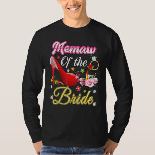 Camiseta Memória Da Noiva Feliz Calçado Rosa Flor De Casame