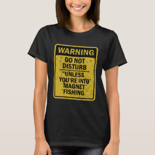Camiseta Memória Da Piada De Pesca Do Magnet Para Mulheres