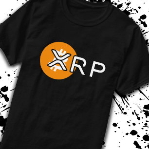 Camiseta Memória de Criptografia XRP Sobre Troca de Criptom