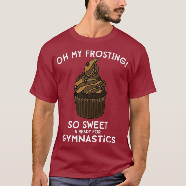 Camiseta Memória de Cupcake de ginástica de ginástica de cl (Frente)