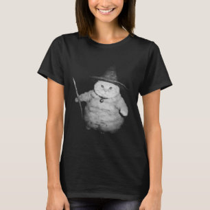 Camiseta Memória de Gato de Dia de as Bruxas engraçado Esqu