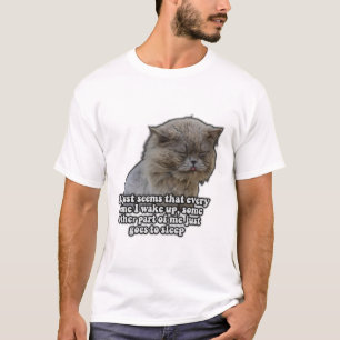 Camiseta Memória de gato engraçada para amantes de gatinhos