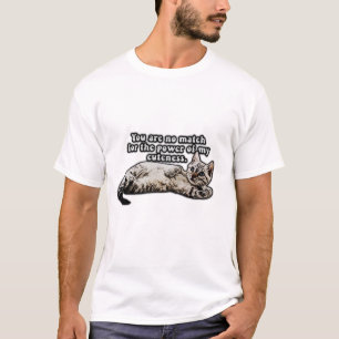 Camiseta Memória de gato engraçada para donos de gatinhos e
