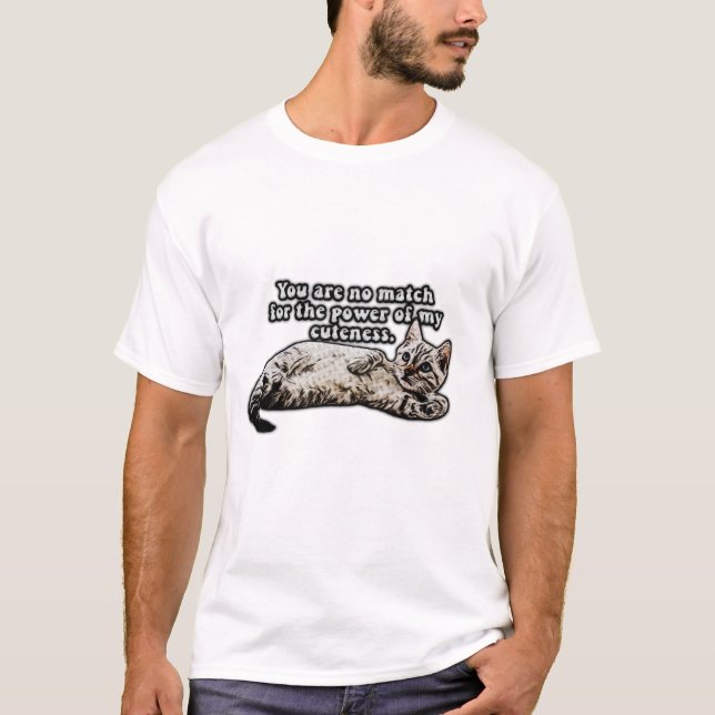 Camiseta Memória de gato engraçada para donos de gatinhos e (Frente)