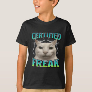 Camiseta Memória de Gato Engraçado Certificada Memória de G