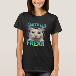 Camiseta Memória de Gato Engraçado Certificada Memória de G