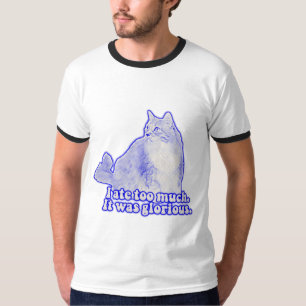 Camiseta Memória de gato rabugento para donos de gatos e am