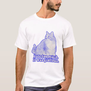 Camiseta Memória de gato rabugento para donos de gatos e am