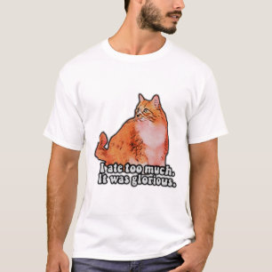 Camiseta Memória de gato rabugento para gatos e amantes de 