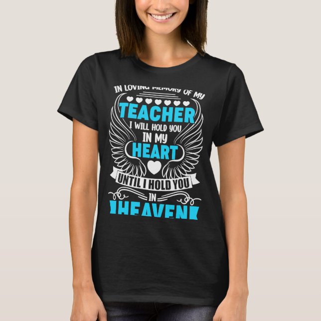 Camiseta Memória de Professores Memória de Céu Pessoa Ausen (Frente)