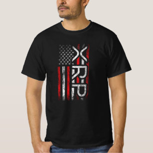 Camiseta Memória de Sinalizador Americano Crypto Cryptocurr