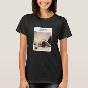 Camiseta Memória Do Cachorro Quando Você Tenta Fazer O Seu