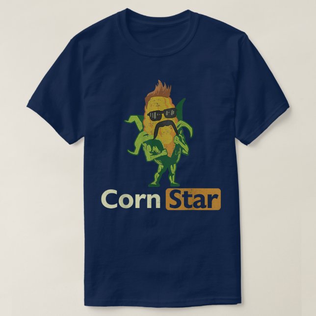 Camiseta Memória do Farmer Engraçado da Corn Star (Frente do Design)